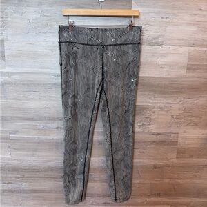 Nike Epic Luxe Geometric Print Running Leggings Size XL